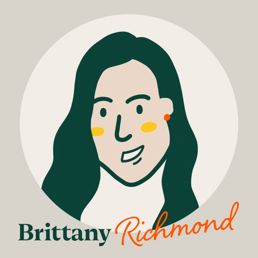 Mental health speaker Brittany Richmond illustration for ShareYourStory success story about publishing anxiety memoir