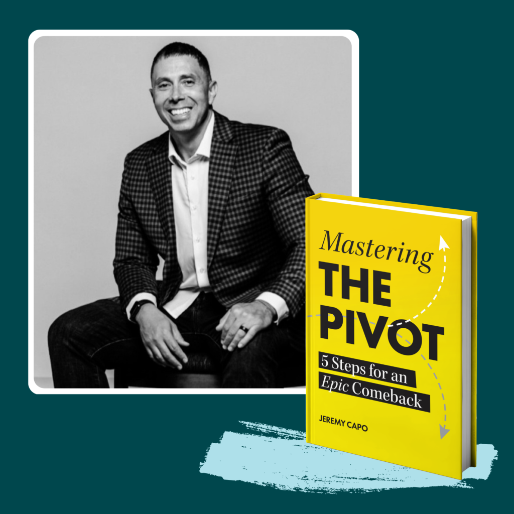 Photo of Jeremy smiling in a collared shirt, pivot after job loss book author.